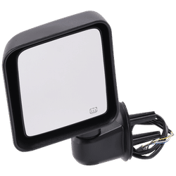 JC Whitney Mirror Textured Black, Driver Side, 1-year limited warranty JJP48EL