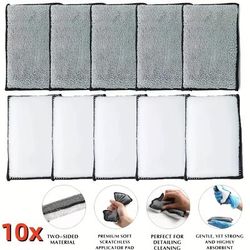 TEMU 10pcs Upholstery Cleaning Sponge Set, Seat And Exterior Care Washing Block, Cloth Set
