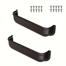 TEMU 2pcs Rv Door Handle Storage Boxes - Fit, Durable Abs Armrest Organizer Tray For Trucks & Rvs Rv Furniture Parts