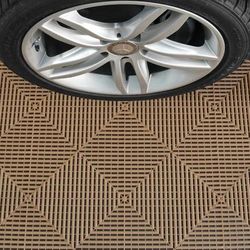 Swisstrax Mocha Java Ribtrax Pro Garage Floor Tiles (6 Pack)