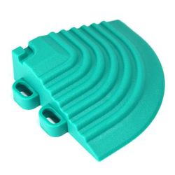 Swisstrax Teal Pro Series Corner Piece (4 Pack)