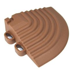 Swisstrax Walnut Brown Pro Series Corner Piece (4 Pack)