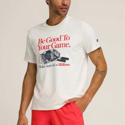 Wilson Easy Street Tee Men's Tennis Apparel Sandrift