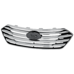 JC Whitney Grille Assembly ABS Plastic Chrome Grille, 1-year unlimited-mileage warranty RH07010104