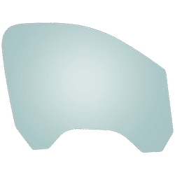 JC Whitney Door Glass, Front, Passenger Side, 1-year unlimited-mileage warranty JRC48010063