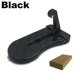 TEMU Car Door Step, Car Door Step For Car Roof Access, Folding Aluminum Alloy Car Step, Fits Most Cars, Suvs And Trucks (dark)