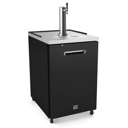 Kelvinator Commercial KCHBBDIDIT 24" Draft Beer System w/ 1 Keg Capacity - 1 Column, Black, 115v