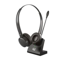 Adesso Xtream P400B Wireless Bluetooth Multimedia Headset, Binaural, Over the Head (ADEXTREAMP400B)