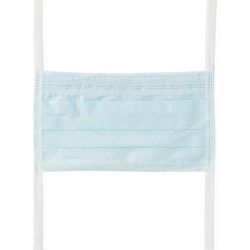 Medline ASTM Level 1 Surgical Face Mask with Ties, Anti-Fog Foam Strip, Blue, 300/CS (NON27408)