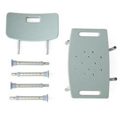Medline Knockdown Shower Chair with Back, Microban Treated, 1/EA (MDS89745KDMBH)