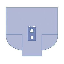 Medline Laparoscopy Drape with Gussets, 20/CS (SPT-3712SCS)