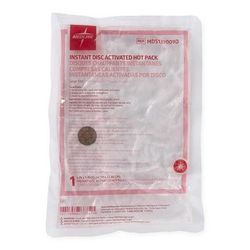 Medline Disc-Activated Nonwoven Instant Hot Packs, Size L, 6" x 9", 24/CS (MDS139009D)