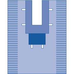 Medline DRAPE,SPLIT,UNIVERSAL,77X116",50/CS, 50/CS (SPT-2453SCS)