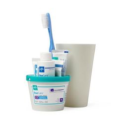 Medline Duocare Oral Care Self-Care Caddy, 12/CS (MDSNV0DC)