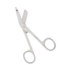 Medline Nonsterile Single-Use Lister Bandage Scissors, 4.5'', 12/BX (MDS10475)