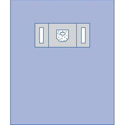 Medline Eye Drape with Pouch and Fenestration, 25/CS (29677ACS)