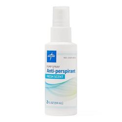 Medline MedSpa Antiperspirant Deodorant, 2 oz. Pump Spray, 48/CS (MSC095012)