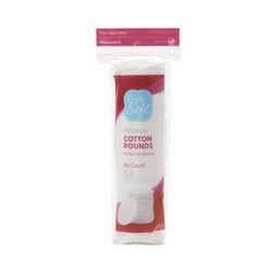 Simply Soft Premium Lint-Free Cotton Rounds, 80 Count Travel Size, 60/CS (RSS10010)
