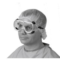 Medline Standard Fluid Protection Lab Goggles with Elastic Strap, 36/CS (NON24776)