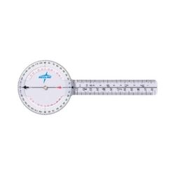Medline Plastic Goniometer, 8" (20.3 cm), 1 EA (MDSR006550)