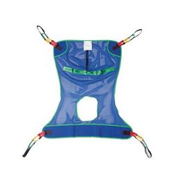 Medline Reusable Full-Body Patient Sling with Commode Opening, Mesh, Size M, 1 EA (MDSMR114)