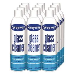 Sprayway Glass Cleaner, 19 oz Aerosol Spray, 12/Carton (CGCSW050)
