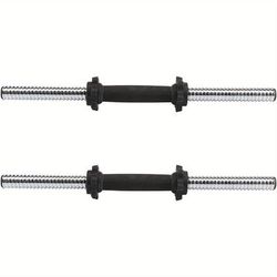TEMU Dumbbell Bar Pair 48cm Universal Dumbbell Set Adjustable Barbell Lifting Steel Dumbell Bar For Strength Training Workout