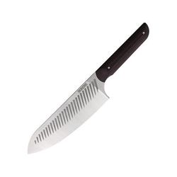 Serene Kitchen Co. Magna Cut Black/Red Chef's Knife 13.38in Overall 7.75in CPM Magnacut Stainless Steel Blade Black/Red Ultrex Suretouch Rubberized