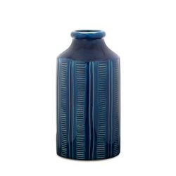 Vase 10"H Terra Cotta by Melrose in Blue