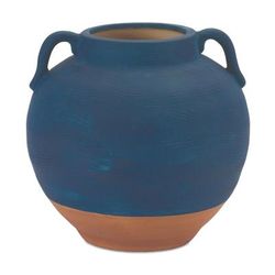 Urn 7"H Ceramic by Melrose in Blue