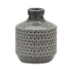 Vase 9"H Terra Cotta by Melrose in Green