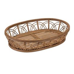 Natral Wooden Tray 18"L by Melrose in Brown