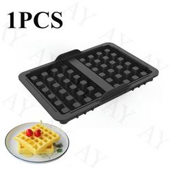 TEMU 1/2pcs Air Fryer Silicone Liners Reusable Air Fryer Waffle Baking Pan Waffle Mold For Ninja Af400eu Af451eu Sl400eu Af500de Models And Many Other Air Fryers Accessories
