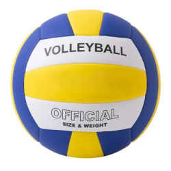 1Pc Beach Volleyball Official Size Outdoor Volleyball Thickened Surface Soft Leather in&Outdoor Volleyball for Men, Women, Adul