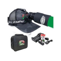 Wicked Hunting Lights ScanPro iC GEN4 LED Green Night Hunting Headlamp Black W2101