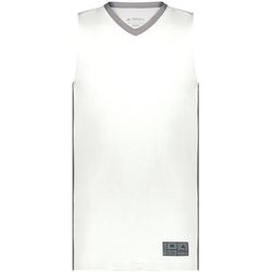 Augusta Sportswear AS6886 Athletic Match-Up Basketball Jersey T-Shirt in white size 3XL | Polyester 6886