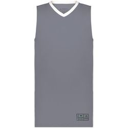 Augusta Sportswear AS6887 Athletic Youth Match-Up Basketball Jersey T-Shirt in Graphite Grey size Medium | Polyester 6887