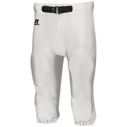 Russell Athletic F2562W Youth Deluxe Game Football Pant in White size Large | Triblend