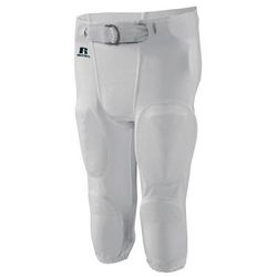 Russell Athletic F25PFP Practice Football Pant in Grid Iron Silver size Medium | Polyester