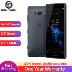 Sony Xperia XZ2 Compact SO-05K H8314 H8324 4G Mobile Phone NFC 4GB+64GB 5.0'' 19MP Snapdragon 845 Octa-Core XZ2 compact phone