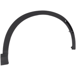 Replacement Fender Flares Plastic Textured Gray, Front, Driver Side, 1-year unlimited-mileage warranty RH22130044Q