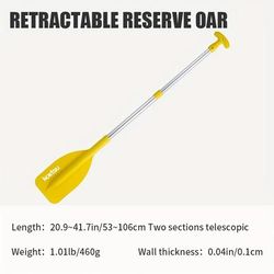 TEMU Koetsu Retractable Kayak Paddle - Adjustable Sup Oar For Surfing, Boating & , Durable Pp Material, For , Canoe Paddle | Compact Sup Paddle | Durable Pp Material