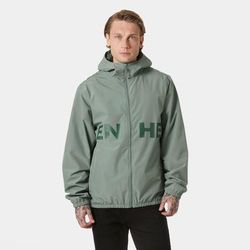 Helly Hansen Men's Core Graphic Rain Jacket Grey L