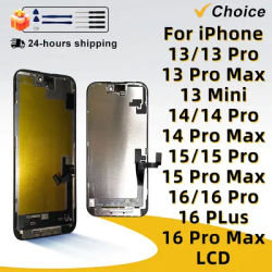 NEW AAA+ OLED For iPhone13 14 15 16 Display 3D Touch Screen Digitizer For 13Mini 15 15 Plus 16 Plus LCD Replacement Part