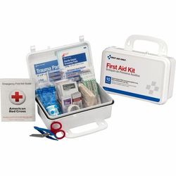 PackIt 10 Person ANSI First Aid Kit, Weatherproof Plastic Case, Wall Mount (PKT6060)