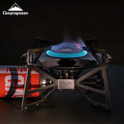 CAMPINGMOON XD-5F Outdoor Xuanyan Card Furnace High Firepower Stable Pressure IGT Unit Furnace Head with Xuanyan Furnace Plate