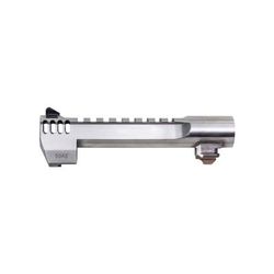 Magnum Research Barrel .50 Action Express 6 Picatinny Accessory Rail With Muzzle Brake Fits Desert Eagle MK XIX 50AE Stainless Steel Finish Silver