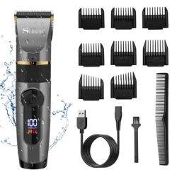 Electric Hair Trimmer Professional Hairdresser Ceramic Blade Men's Hairdresser LED Display Hairdresser USB Rechargeable