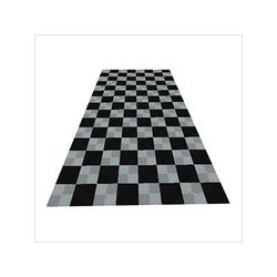 Swisstrax Ribtrax Pro One Car Garage Floor Tile Mat (Jet Black / Slate Grey)