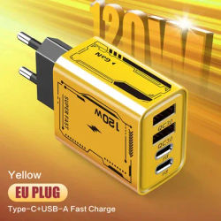 USB C PD Charger 4 Ports Quick Charge 3.0 Type C USB Phone Chargers Adapter Fast Charging For iPhone